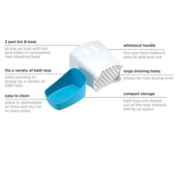 Like new ubbi bath toy drying bin - Picture 4 of 4